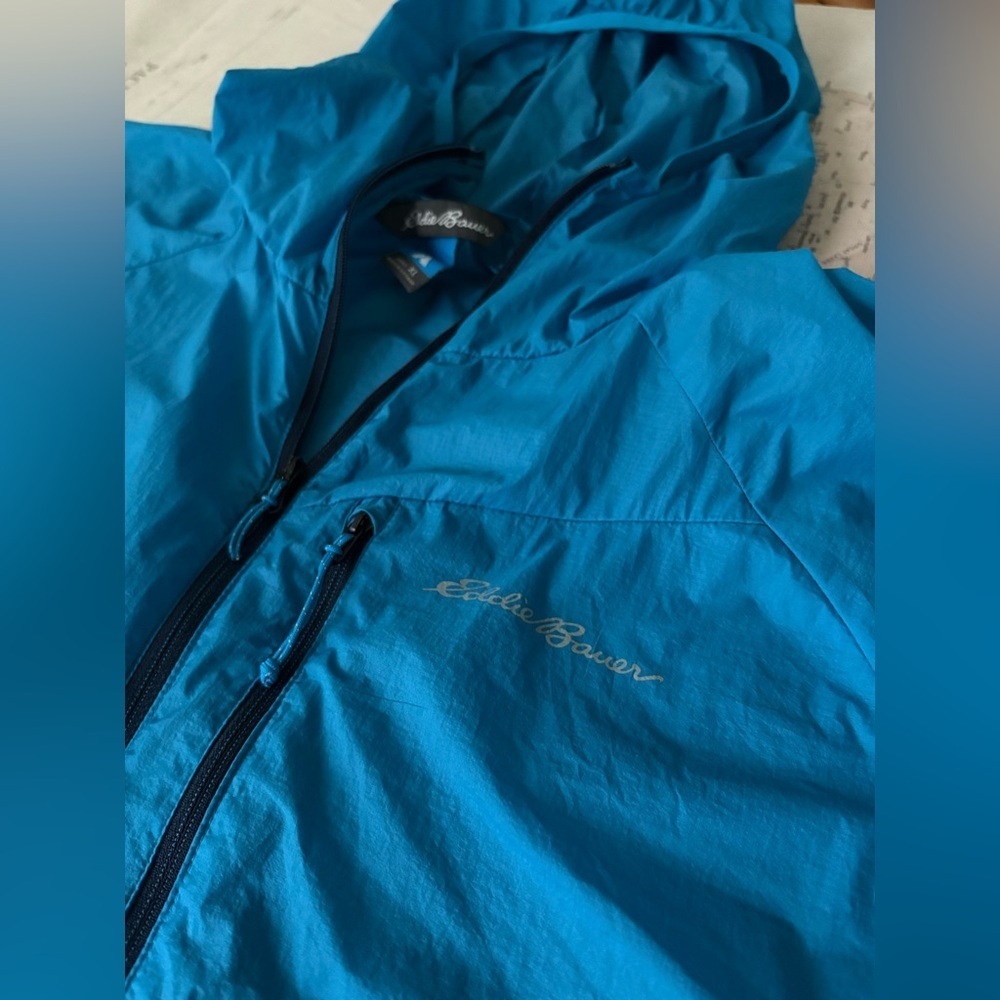 Eddie Bauer First Ascent Hooded Windbreaker Size XL - Picture 2 of 9